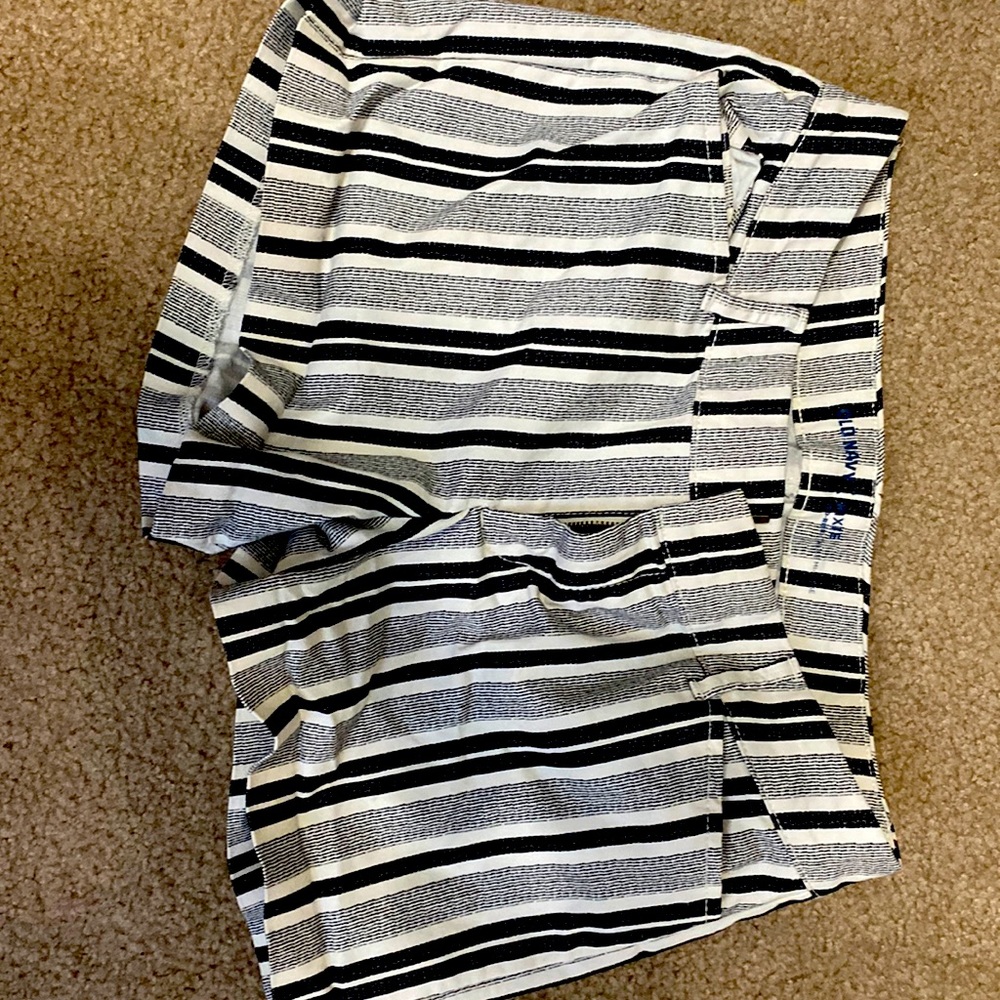 Old navy striped shorts size 4
